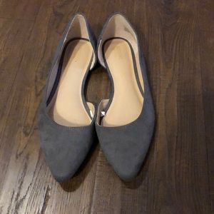 Suede women’s pointed flats